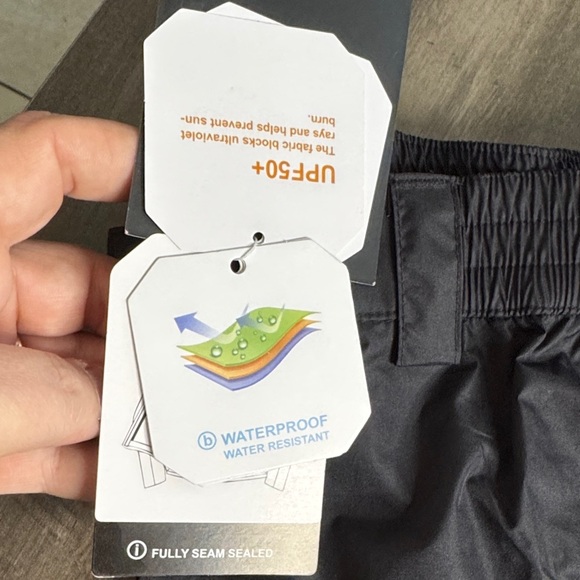 Little Donkey Andy Black Wind and Waterproof Pants - Picture 5 of 12